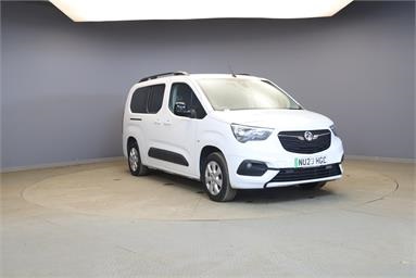 VAUXHALL COMBO LIFE 100kW Design XL 50kWh 5dr Auto [7 Seat] Electric - WHITE - NU23HGC - 5 Door MPV