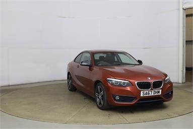 BMW 2 SERIES 218i Sport 2dr [Nav] Petrol - ORANGE - SA67DHM - 2 Door Coupe