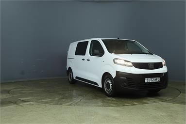 FIAT SCUDO L1 DIESEL 2.0 MultiJet 145 Tecnico Crew Van Diesel - WHITE - CU72HFG - 6 Door Window Van
