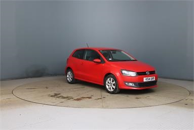 VOLKSWAGEN POLO 1.2 70 Match Edition 3dr Petrol - Red - KS14UKR - 3 Door Hatchback