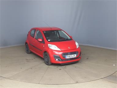 PEUGEOT 107 1.0 Active 5dr Petrol - Red - FH63LPL - 5 Door Hatchback