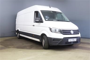 VOLKSWAGEN CRAFTER CR35 LWB DIESEL FWD 2.0 TDI 140PS Startline Business High Roof Van Diesel - WHITE - FL71RLO - 5 Door Fridge Panel Van
