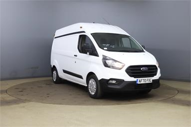 FORD TRANSIT CUSTOM 320 L2 DIESEL FWD 2.0 EcoBlue 105ps High Roof Leader Van Diesel - WHITE - AF70FXL - 5 Door Panel Van