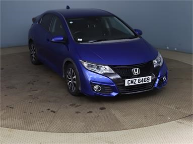 HONDA CIVIC 1.6 i-DTEC SE Plus 5dr [Nav] Diesel - BLUE - CMZ6469 - 5 Door Hatchback