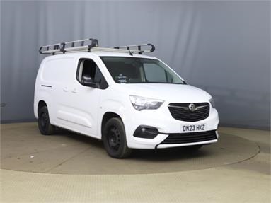 VAUXHALL COMBO CARGO L2 DIESEL 2300 1.5 Turbo D 100ps H1 Pro Van Diesel - WHITE - DN23HKZ - 6 Door Panel Van