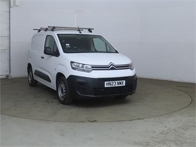 CITROEN BERLINGO M DIESEL 1.5 BlueHDi 1000Kg Enterprise Ed 100ps 6 Speed S/S Diesel - Ice White - HN23NMX - 5 Door Panel Van