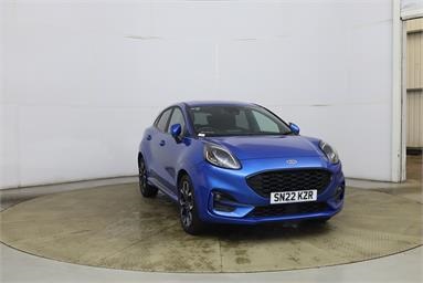 FORD PUMA 1.0 EcoBoost Hybrid mHEV 155 ST-Line X 5dr Petrol - BLUE - SN22KZR - 5 Door Hatchback