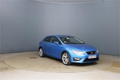 SEAT LEON 1.8 TSI FR 3dr [Technology Pack] Petrol - Blue - GX63OYH - 3 Door Hatchback