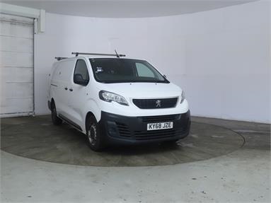 PEUGEOT EXPERT LONG DIESEL 1400 2.0 BlueHDi 120 Professional Van Diesel - WHITE - KY68JZE - 6 Door Panel Van