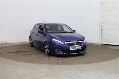 PEUGEOT 308 1.6 BlueHDi 120 GT Line 5dr Diesel - BLUE - SH66OXM - 5 Door Hatchback