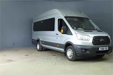 FORD TRANSIT 460 L4 MINIBUS DIESEL RWD 2.2 TDCi 125ps H3 18 Seater Trend Diesel - SILVER - YO68YBS - Bus (Mini Less 18 seats)