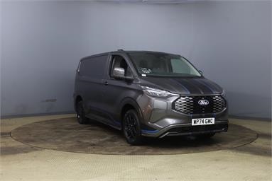 FORD E-TRANSIT CUSTOM 320 L1 RWD 160kW 65kWh H1 Van Sport Auto Electric - GREY - WP74GWC - 5 Door Panel Van