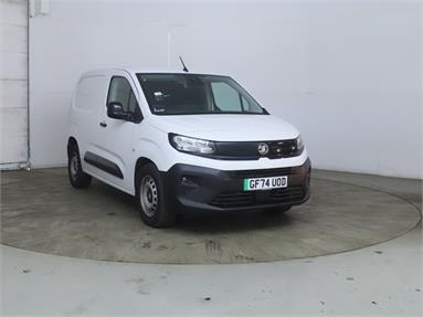 VAUXHALL COMBO CARGO ELECTRIC 100kW Prime 52kWh H1 Van Auto Electric - WHITE - GF74UOD - 5 Door Panel Van