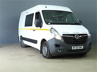 VAUXHALL MOVANO 3500 L2 DIESEL FWD 2.3 Turbo D 135ps H2 Van Diesel - WHITE - BF20UNU - 5 Door Messing Unit