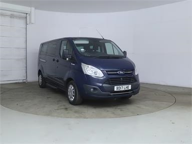 FORD TOURNEO CUSTOM L2 DIESEL FWD 2.0 TDCi 130ps Low Roof 8 Seater Zetec Diesel - BLUE - BD17LHE - 5 Door Panel Van