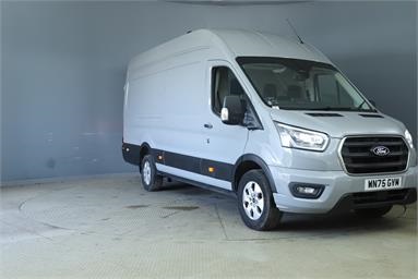 FORD TRANSIT 350 L4 DIESEL RWD 2.0 EcoBlue 165ps H3 Limited Van [Nav] Diesel - GREY - WN75GVM - 5 Door Panel Van