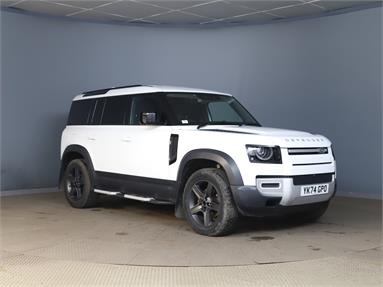 LAND ROVER DEFENDER 110 DIESEL 3.0 D250 Hard Top SE Auto [3 Seat] Diesel - WHITE - YK74GPO - 5 Door Panel Van