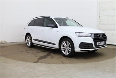 AUDI Q7 3.0 TDI Quattro S Line 5dr Tip Auto Diesel - WHITE - SY18HFU - 5 Door Estate