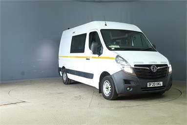 VAUXHALL MOVANO 3500 L2 DIESEL FWD 2.3 Turbo D 135ps H2 Van Diesel - WHITE - BF20UKL - 5 Door Messing Unit