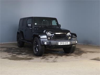 JEEP WRANGLER 2.8 CRD Overland 4dr Auto Diesel - BLACK - GP15GYS - 4 Door Convertible