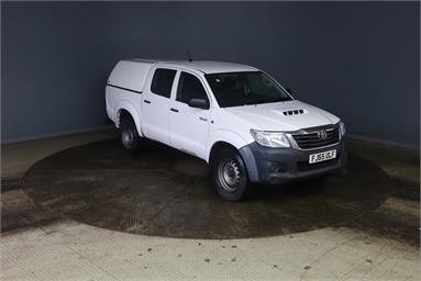 TOYOTA HILUX DIESEL Active D/Cab Pick Up 2.5 D-4D 4WD 144 Diesel - WHITE - FJ65ULF - 4 Door Pick Up Body