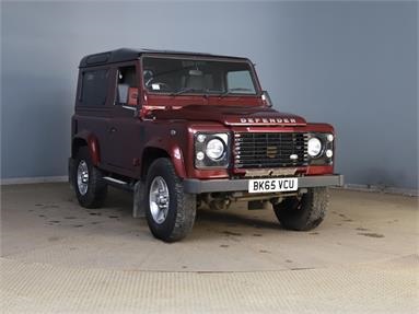 LAND ROVER DEFENDER 90 SWB DIESEL XS Station Wagon TDCi [2.2] Diesel - RED - BK65VCU - 3 Door CDV