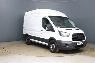 FORD TRANSIT 350 L2 DIESEL FWD 2.0 TDCi 130ps H3 Van Diesel - WHITE - LG18FPP - 5 Door Panel Van