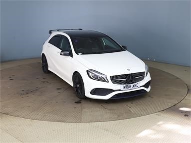 MERCEDES-BENZ A CLASS A180d AMG Line Premium Plus 5dr Auto Diesel - WHITE - WR16XKC - 5 Door Hatchback