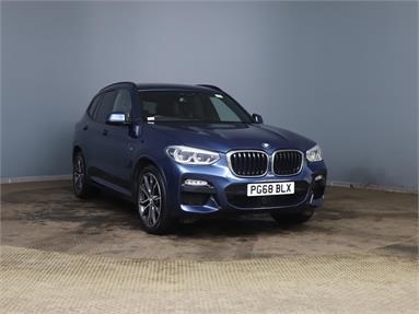 BMW X3 xDrive30d M Sport 5dr Step Auto Diesel - BLUE - PG68BLX - 5 Door Estate