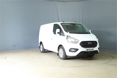 FORD TRANSIT CUSTOM 280 L1 DIESEL FWD 2.0 EcoBlue 130ps Low Roof Limited Van H1 L1 Diesel - WHITE - HW70XXC - 5 Door Panel Van