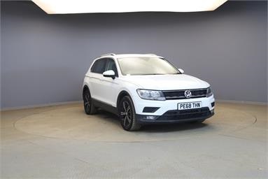 VOLKSWAGEN TIGUAN 1.4 TSi 125 SE Nav 5dr Petrol - WHITE - PE68THN - 5 Door Estate