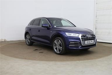 AUDI Q5 2.0 TDI Quattro S Line 5dr S Tronic Diesel - BLUE - DC18CPU - 5 Door Estate