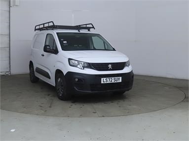 PEUGEOT PARTNER STANDARD DIESEL 1000 1.5 BlueHDi 100 Professional Prem Van [6 Spd] Diesel - Ice White - LS72SUY - 5 Door Panel Van