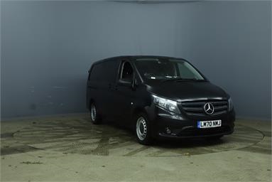 MERCEDES-BENZ VITO L2 DIESEL FWD 114CDI Progressive Van Diesel - BLACK - LM70NMJ - 6 Door Panel Van