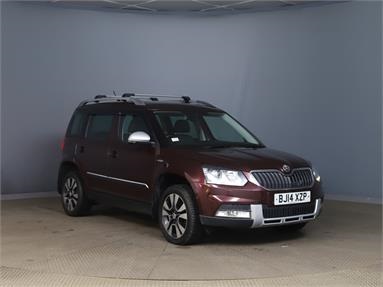 SKODA YETI OUTDOOR 2.0 TDI CR [140] Laurin + Klement 4x4 5dr DSG Diesel - MAROON - BJ14XZP - 5 Door Hatchback