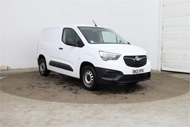 VAUXHALL COMBO CARGO L1 DIESEL 2300 1.5 Turbo D 100ps H1 Dynamic Van Diesel - WHITE - DN21XPX - 5 Door Panel Van