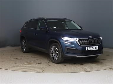 SKODA KODIAQ 1.5 TSI SE L Executive 5dr DSG [7 Seat] Petrol - BLUE - LY72AWG - 5 Door Estate