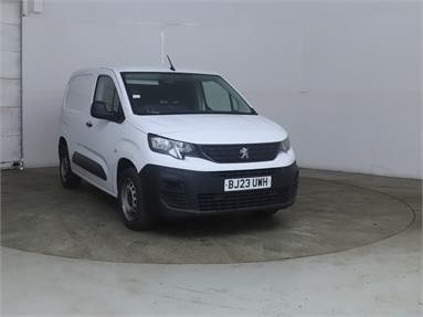 PEUGEOT PARTNER STANDARD DIESEL 1000 1.5 BlueHDi 100 Professional Premium + Van Diesel - Ice White - BJ23UWH - 5 Door Panel Van
