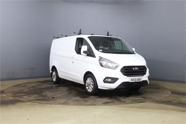 FORD TRANSIT CUSTOM 300 L1 DIESEL FWD 2.0 EcoBlue 130ps Low Roof Limited Van Low Roof Diesel - WHITE - HV21OUU - 5 Door Panel Van