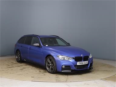 BMW 3 SERIES 320d M Sport 5dr Step Auto Diesel - Blue - YK66OLB - 5 Door Estate
