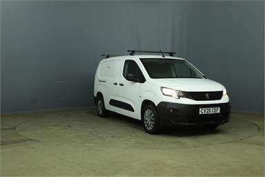 PEUGEOT PARTNER LONG DIESEL 850 1.5 BlueHDi 100 Professional Crew Van Diesel - WHITE - CV20CEF - 6 Door Panel Van