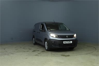 PEUGEOT PARTNER LONG DIESEL 950 1.5 BlueHDi 100 Professional Premium Van Diesel - GREY - MJ71OPL - Panel Van