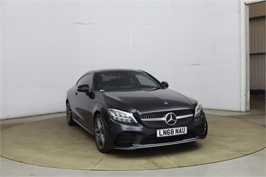 MERCEDES-BENZ C CLASS C200 AMG Line 2dr 9G-Tronic Petrol/Hybrid - BLACK - LN68NAU - 2 Door Coupe