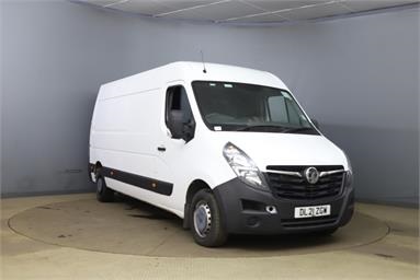 VAUXHALL MOVANO 3500 L3 DIESEL FWD 2.3 Turbo D 135ps H2 Van Diesel - WHITE - DL21ZGW - 5 Door Panel Van