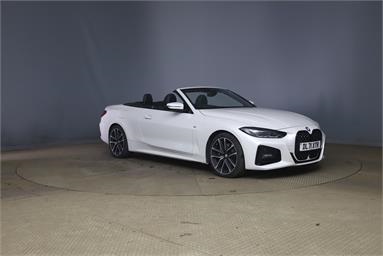 BMW 4 SERIES 420i M Sport 2dr Step Auto Petrol - WHITE - DL71XTR - 2 Door Convertible