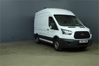 FORD TRANSIT 350 L2 DIESEL FWD 2.0 TDCi 130ps H3 Van Diesel - WHITE - LB67XRN - 5 Door Panel Van