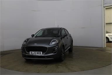 FORD PUMA 1.0 EcoBoost Hybrid mHEV Titanium 5dr Petrol/Hybrid - MAGNETIC GREY - DL23NXB - 5 Door Hatchback