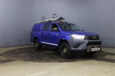 TOYOTA HILUX DIESEL Active D/Cab Pick Up 2.4 D-4D TSS LWB 5 Seats Steel Body Double Cab Diesel - BLUE - MF68WBD - 5 Door Pick Up Body