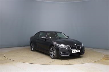 BMW 2 SERIES 218i Sport 2dr [Nav] Petrol - BLACK - PO18ZXT - 2 Door Coupe