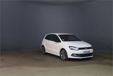 VOLKSWAGEN POLO 1.4 TSI ACT BlueGT 3dr Petrol - White - FP14AUF - 3 Door Hatchback